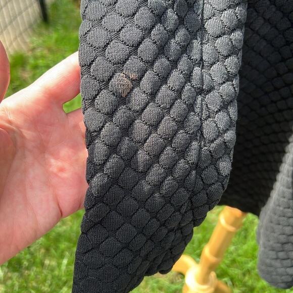 COS Black Textured Knit Longline Cardigan - Picture 8 of 8